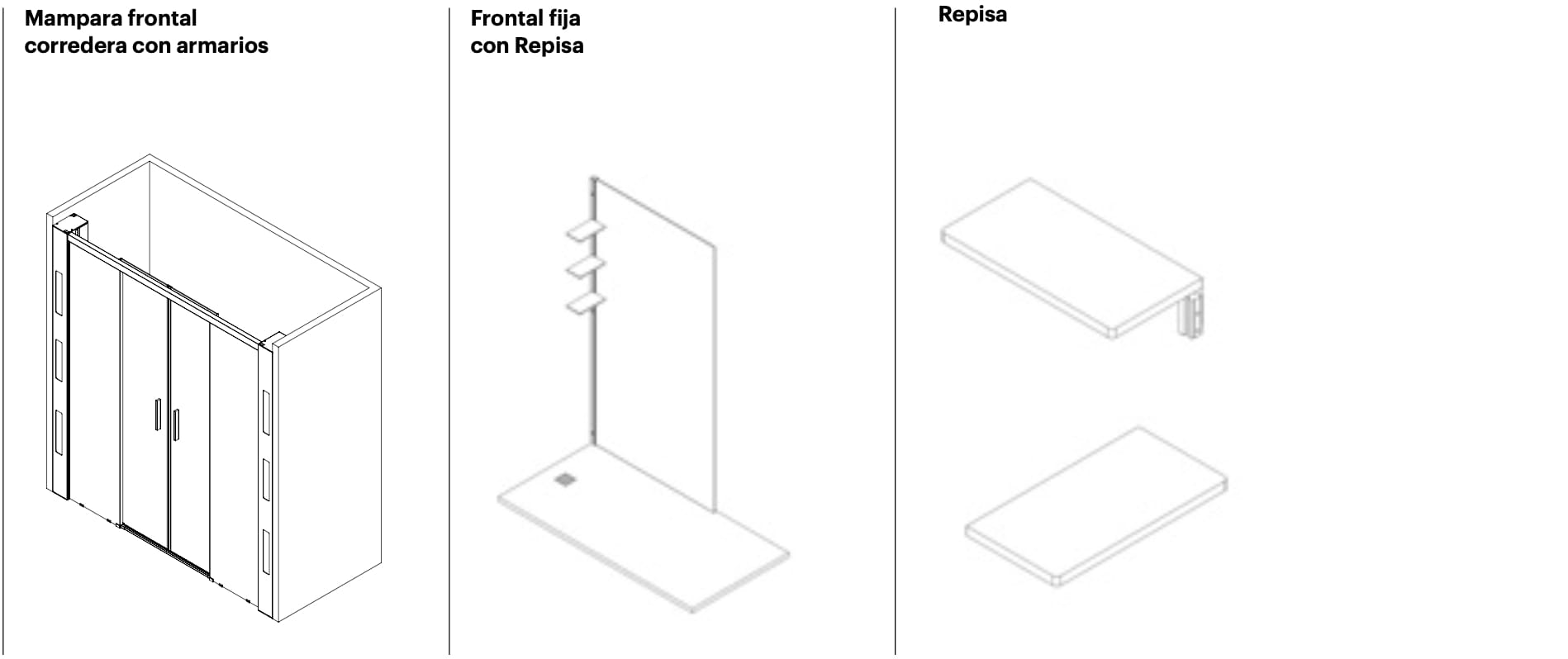 Contemporary and avant-garde style shelves